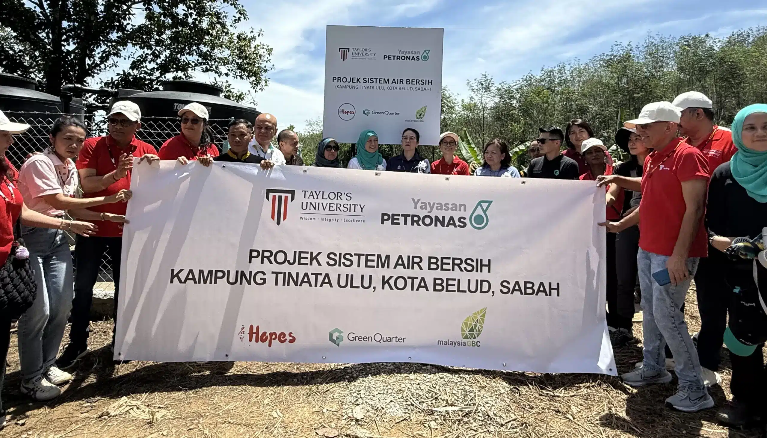 Yayasan PETRONAS and Taylor’s University Deliver Clean Water to Rural Sabah Community